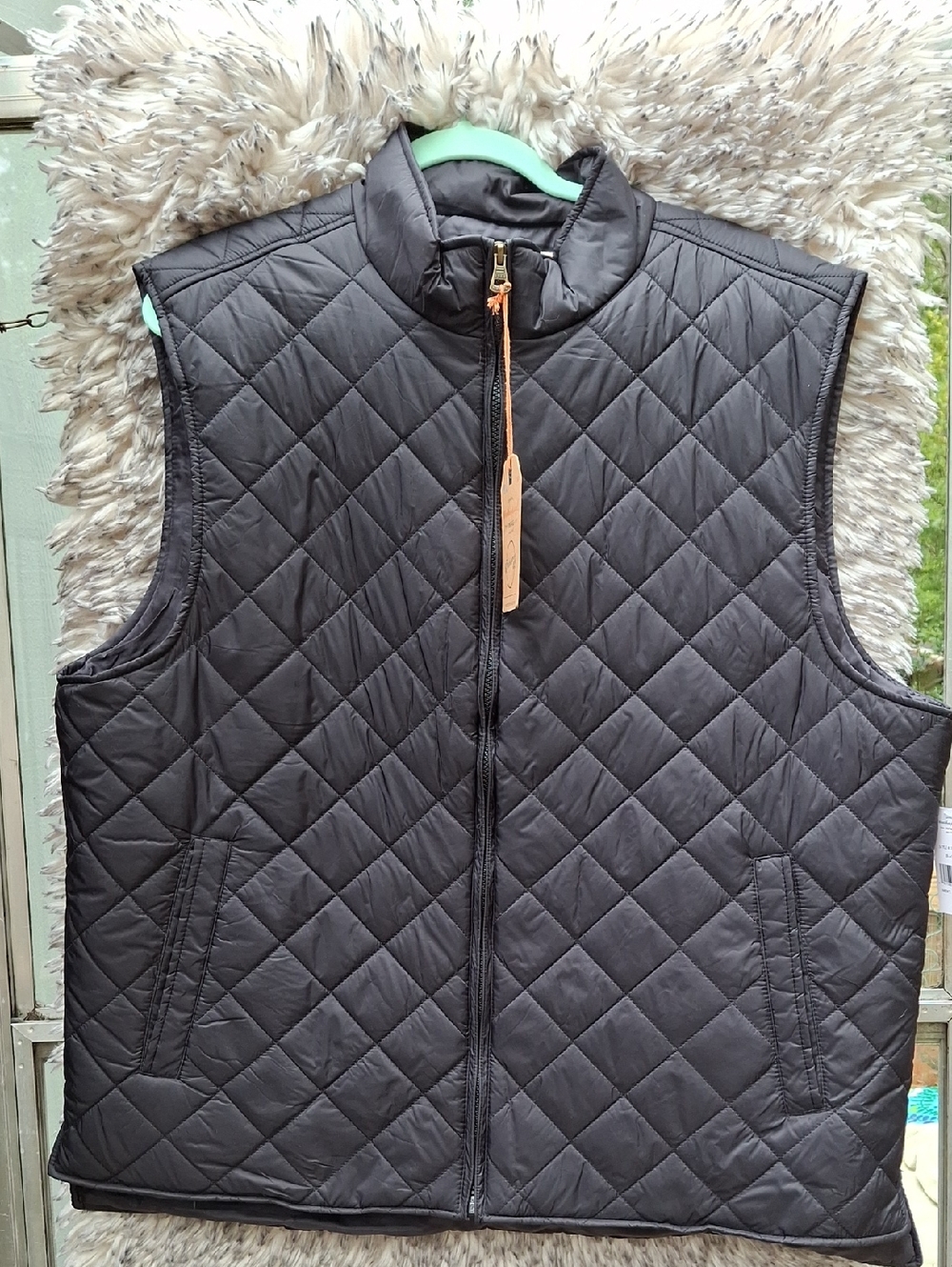 Weatherproof Men's Quilted Vest in Black